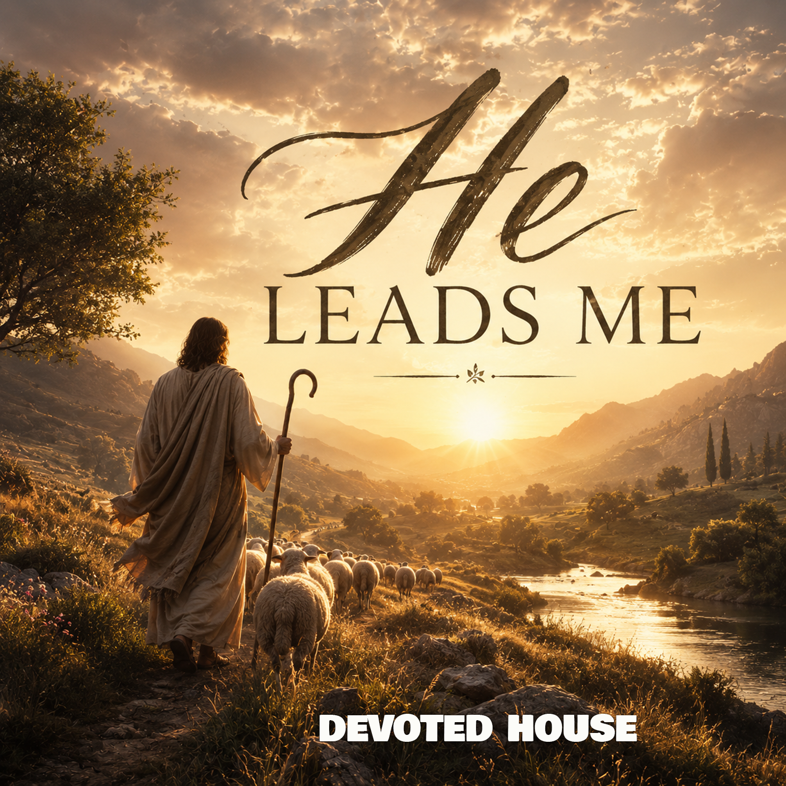 He Leads Me artwork
